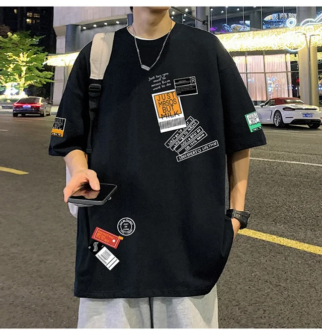 Men's Heavyweight Cotton Soft Short-Sleeve Tee Detail