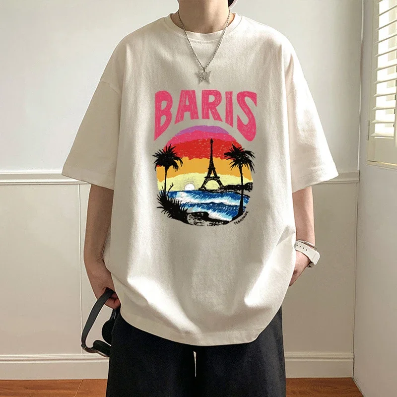 Men's Heavyweight Cotton Oversized Streetwear Tee