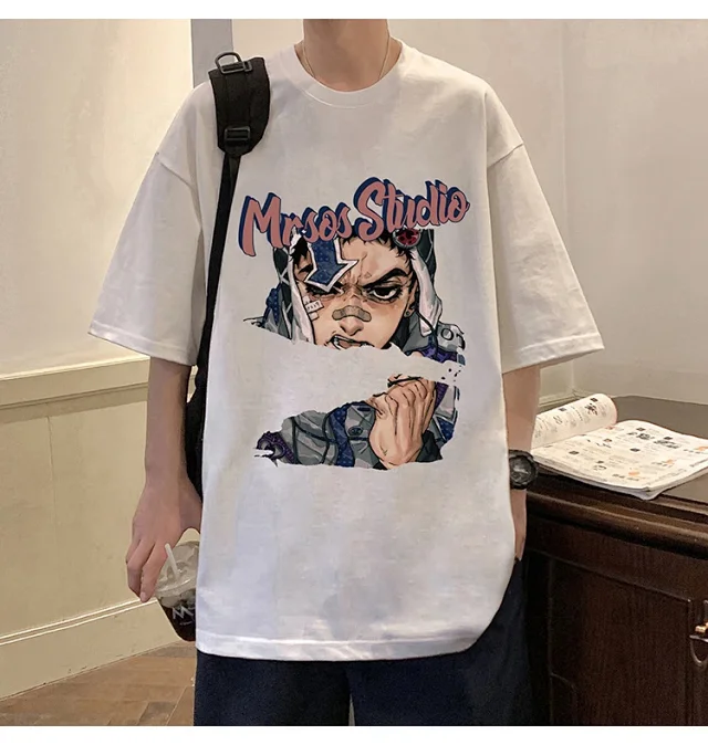 Men's Heavyweight Cotton Oversized Short-Sleeve Tee Detail