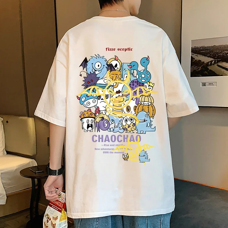 Men's Loose Fit Cotton Graphic T-Shirt