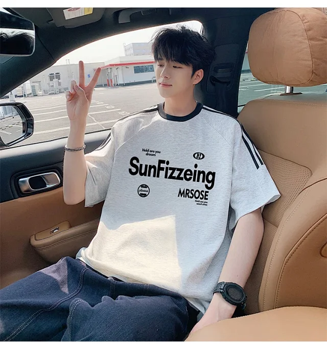 Men's 2025 Summer Breathable Casual Tee Detail