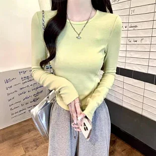 2025 Fall Women's Slim Layered Tee Detail
