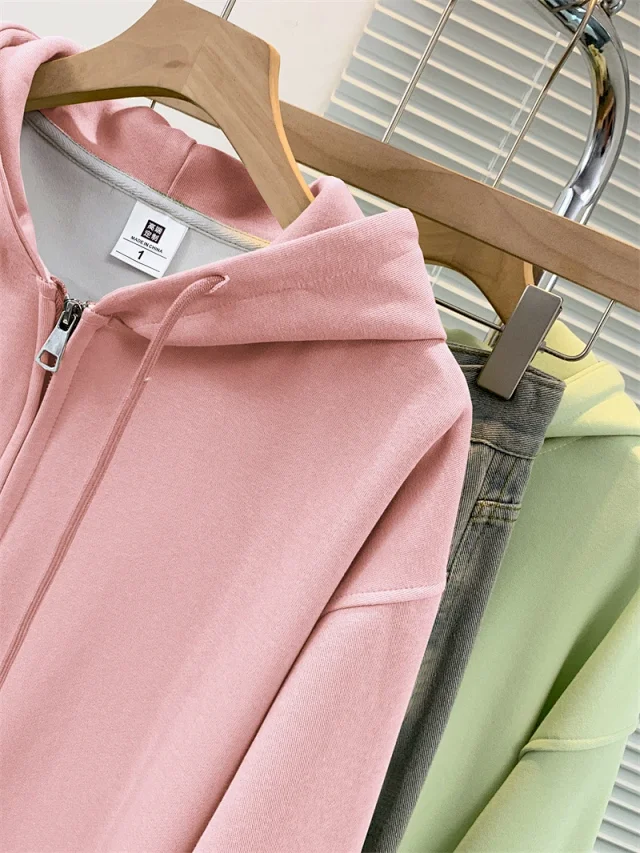 AW25 Multi-Color Vintage Ladies Hoodie Trendy Detail