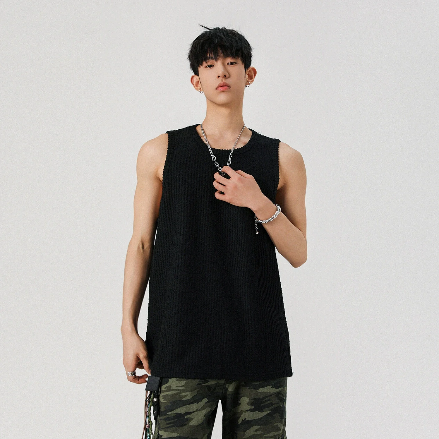 Men's Relaxed Street Sleeveless Vest