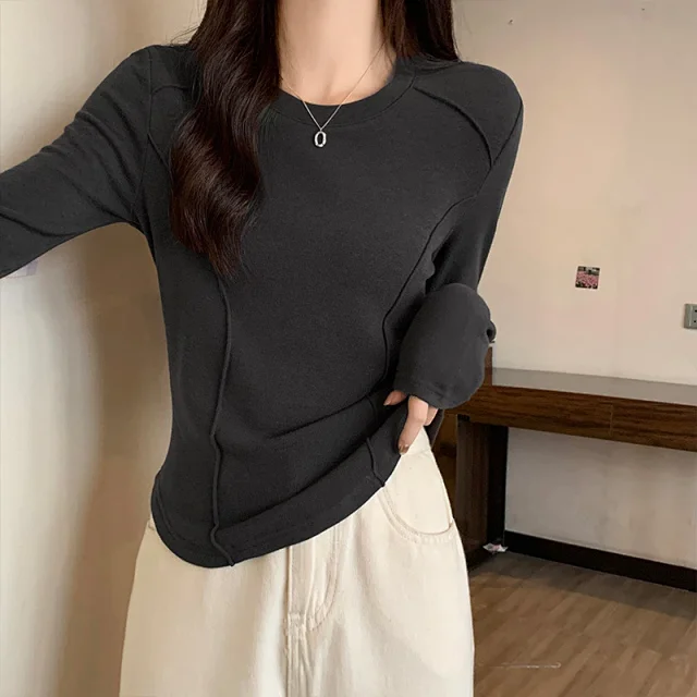 2025 Autumn Slim Fit Fishbone Top Detail