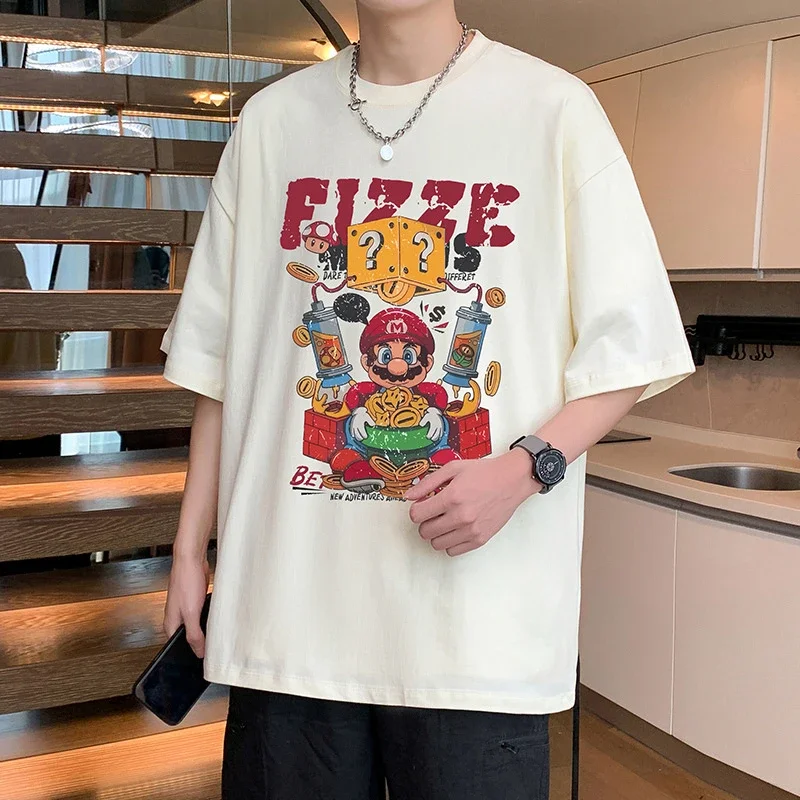 Men's 2025 Summer Cotton Cartoon Tee