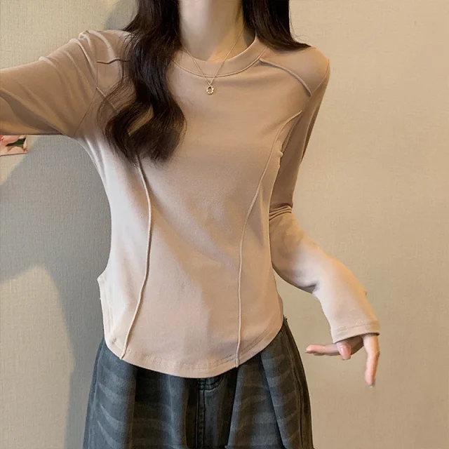 2025 Autumn Slim Fit Fishbone Top Detail