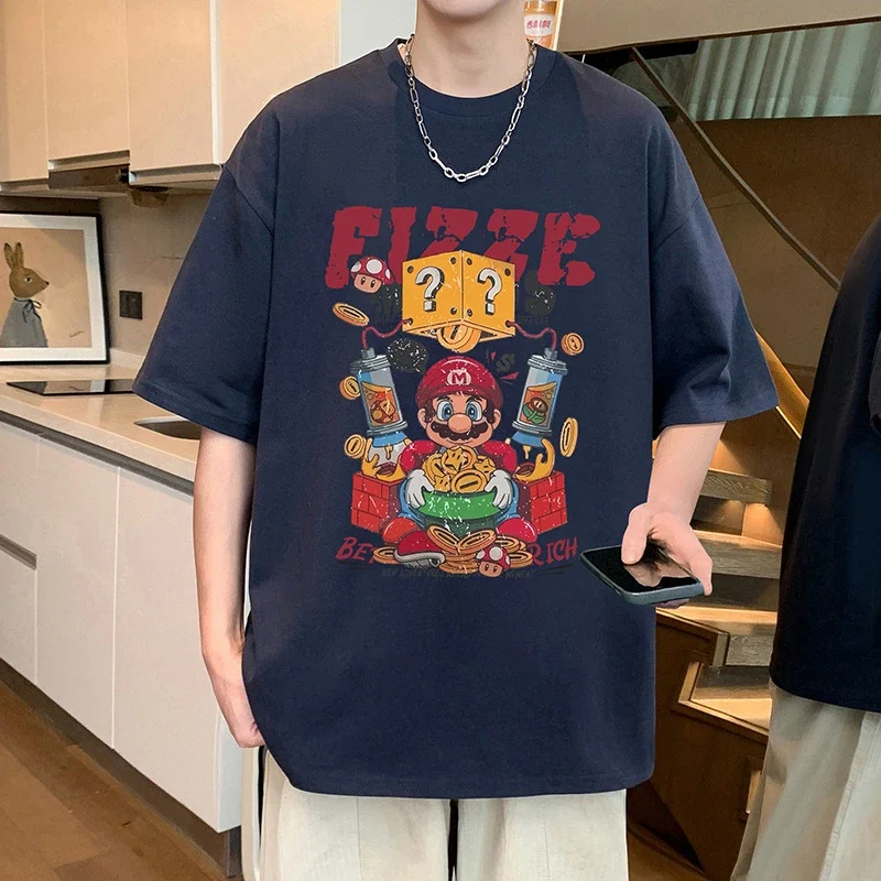 Men's 2025 Summer Cotton Cartoon Tee