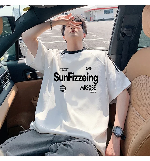 Men's 2025 Summer Breathable Casual Tee Detail