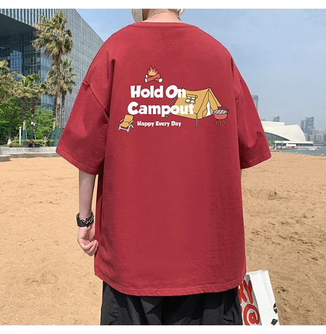Unisex Heavyweight Cotton Streetwear T-Shirt 2025 Detail