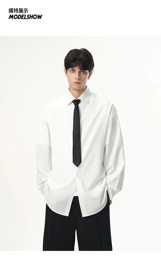 Men's Fall Casual Overshirt Detail