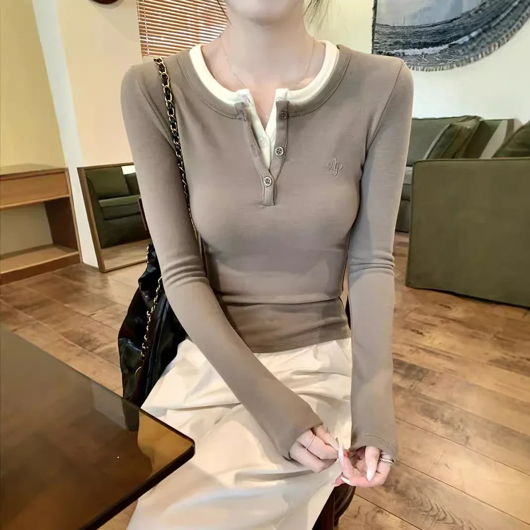 2025 Fall Women's Slim Layered Tee