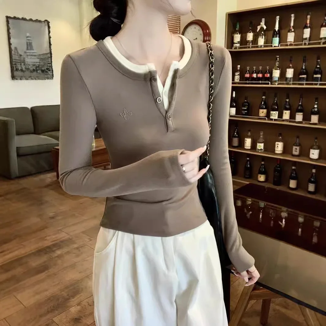 2025 Fall Women's Slim Layered Tee