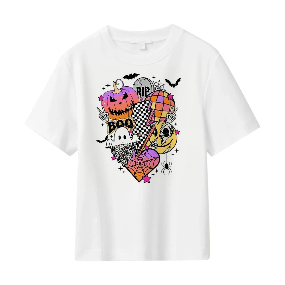 Men's Heavyweight Cotton Halloween Cartoon Tee