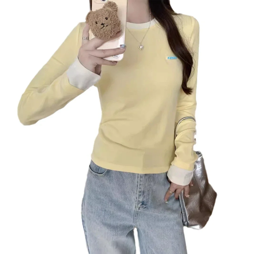 Women's Layered Colorblock Long Sleeve Tee