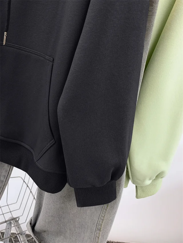 AW25 Multi-Color Vintage Ladies Hoodie Trendy Detail