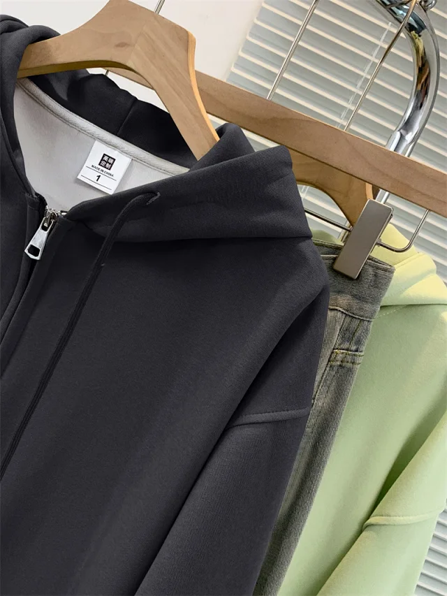 AW25 Multi-Color Vintage Ladies Hoodie Trendy Detail