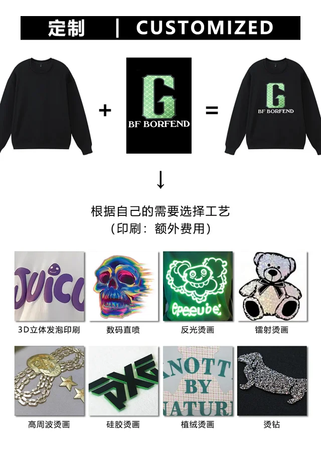 2025 Trendy Men's Hoodie Letter Print Detail