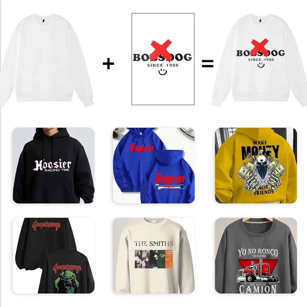 Men's Hoodie, 320g, Custom Logo, Retro Style