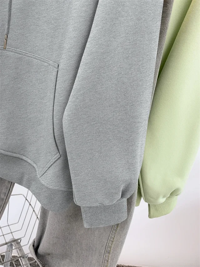AW25 Multi-Color Vintage Ladies Hoodie Trendy Detail