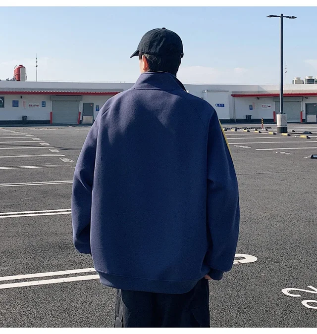 American Heavyweight Zip Hoodie Jacket Detail