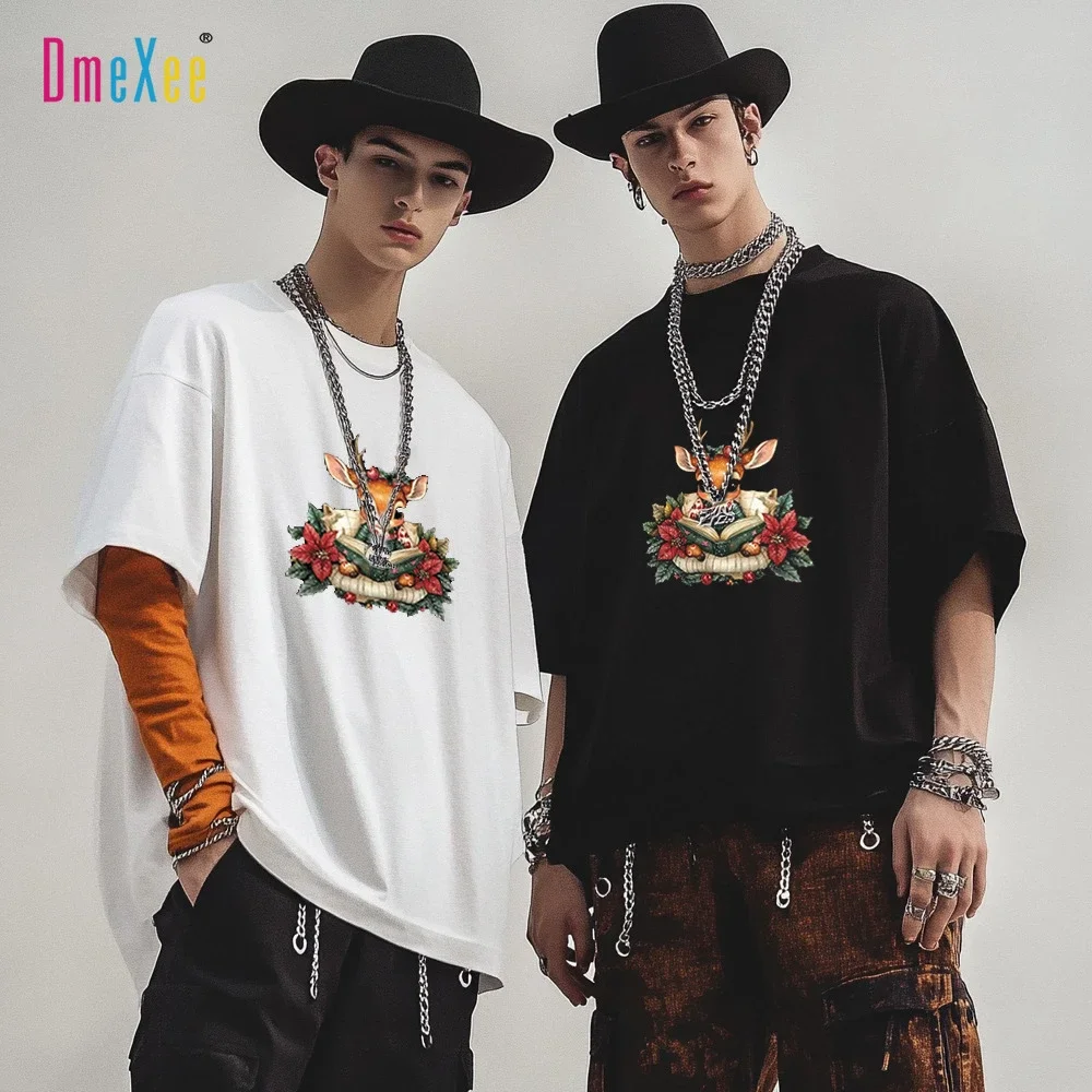 Summer Men's Plus Size Graphic Tee