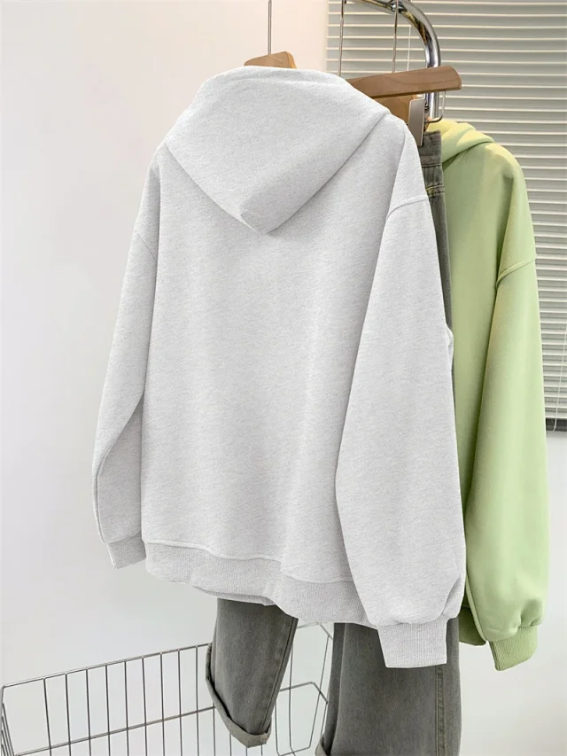 AW25 Multi-Color Vintage Ladies Hoodie Trendy Detail