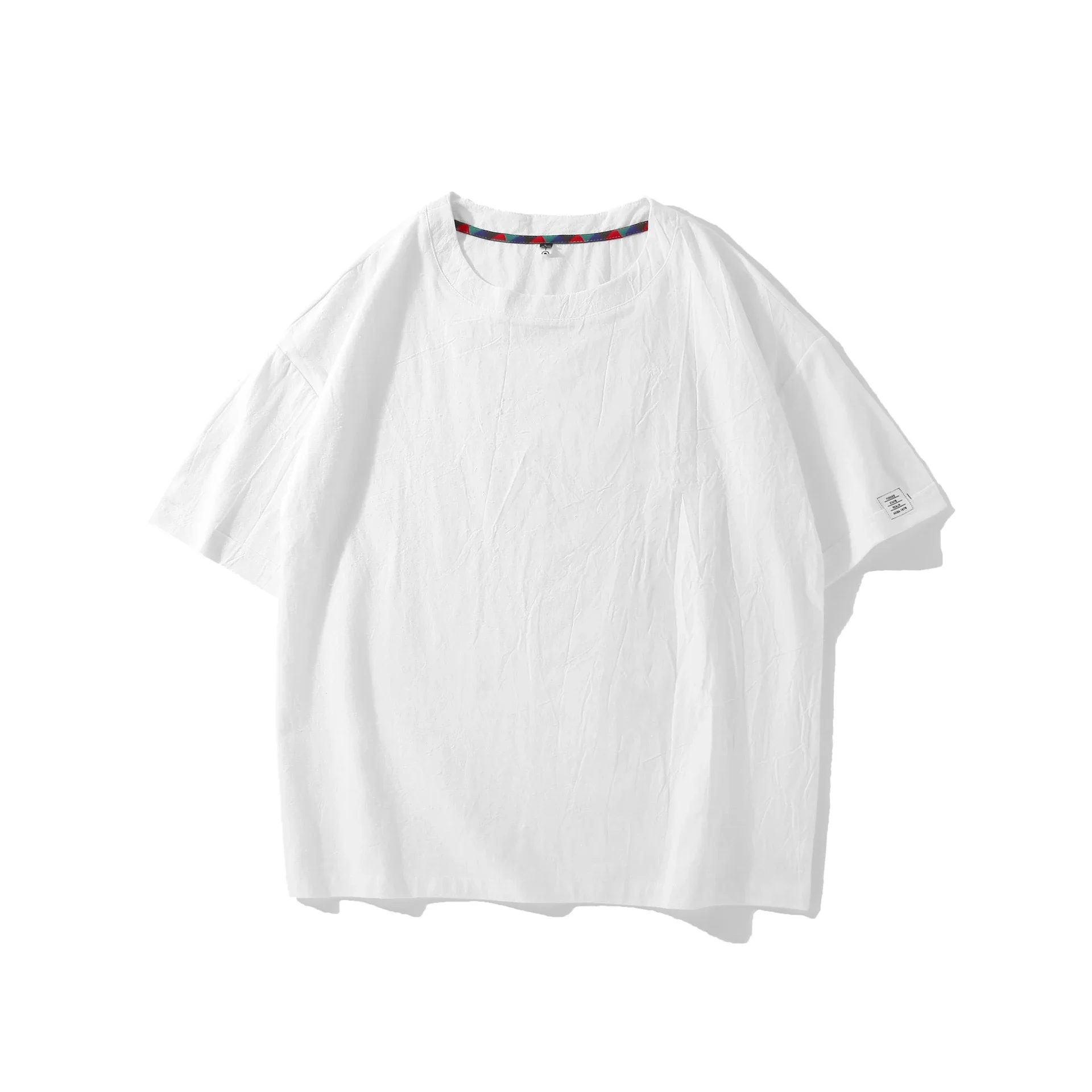 Men's Linen-Like Oversized Summer Tee