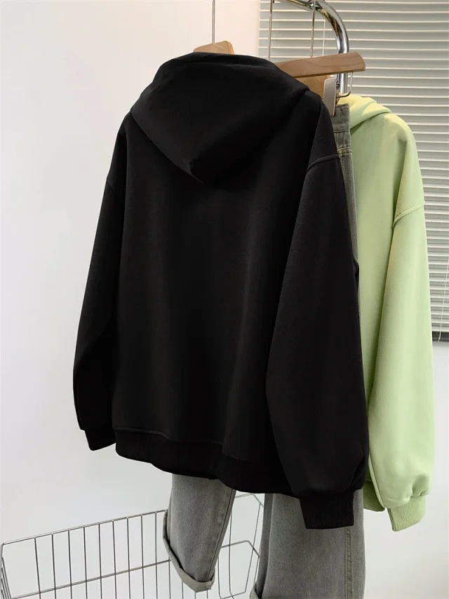 AW25 Multi-Color Vintage Ladies Hoodie Trendy Detail