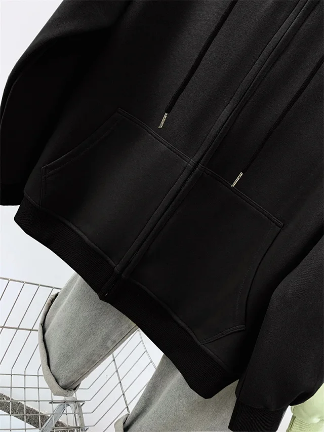 AW25 Multi-Color Vintage Ladies Hoodie Trendy Detail