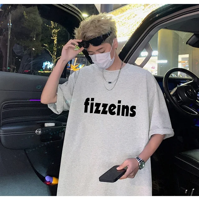 Men's Summer 2025 Casual Loose Tee Detail