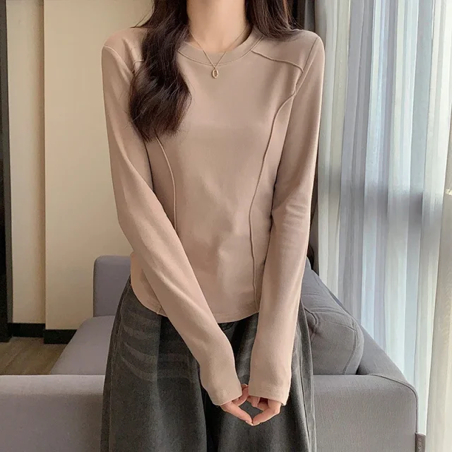 2025 Autumn Slim Fit Fishbone Top Detail