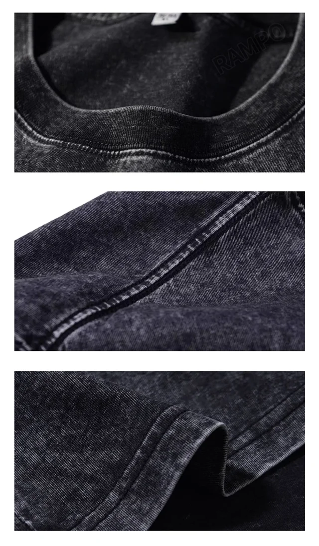 Men's Vintage Washed Frayed Batik Vest Detail