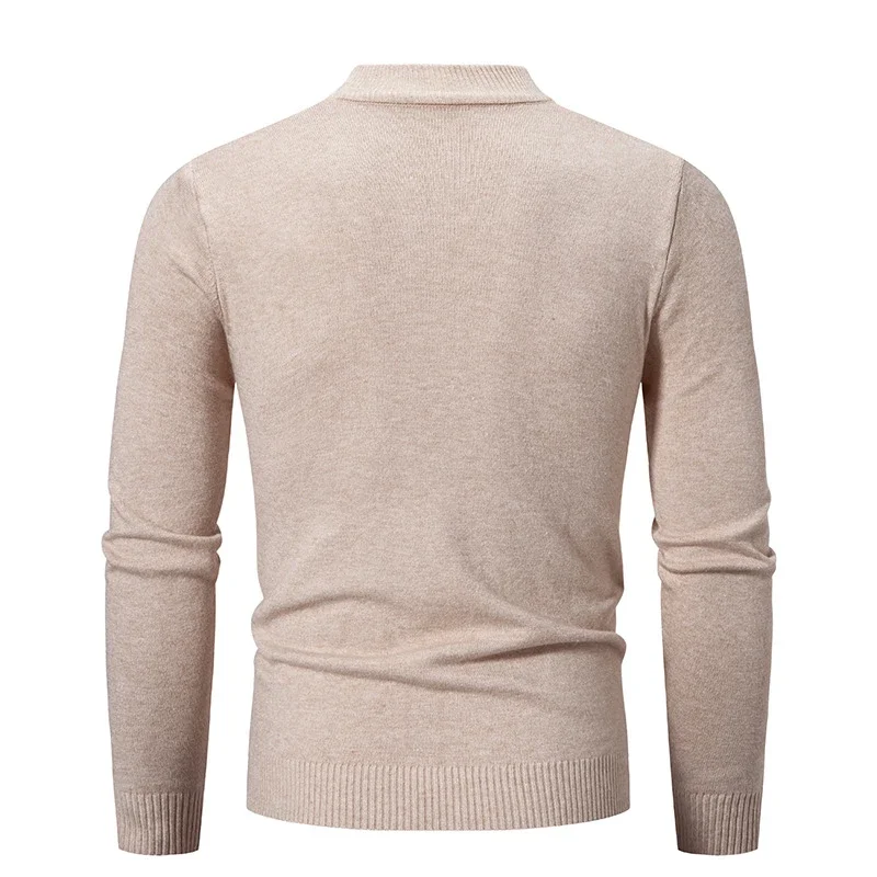 Men's Slim Fit Mock Neck Sweater