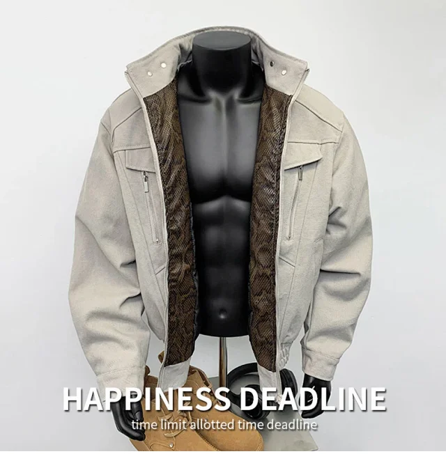 Zuoshan Mang Snake Year Men's Jacket Detail