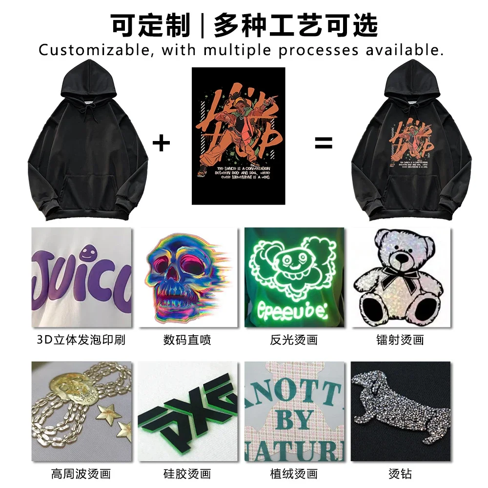 Men's AW Custom Logo Hoodie 300gsm