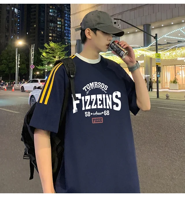 Men's 2025 Summer Breathable Loose Fit Tee Detail