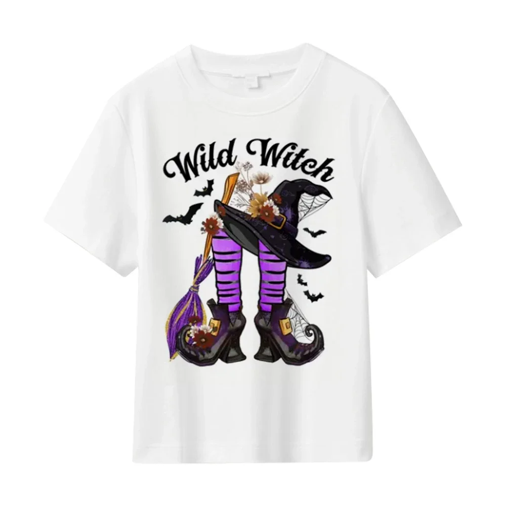 Men's Summer Halloween Cartoon Print Tee