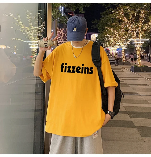 Men's Summer 2025 Casual Loose Tee Detail