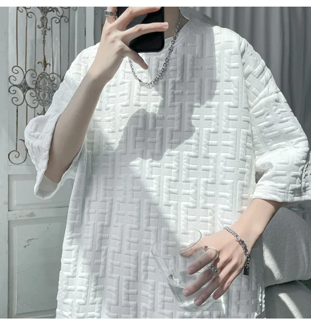 Unisex Summer Ice Silk Stretch Tee Detail
