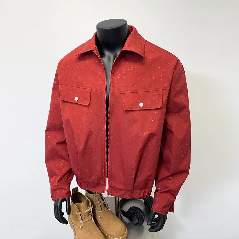 Starry Sky Men's Edgy Flight Jacket