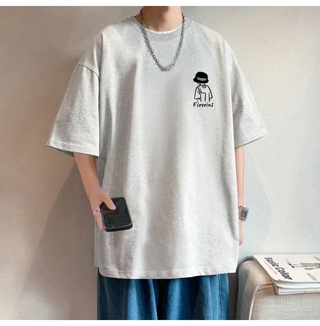 2025 Men's Heavyweight Cotton T-shirt Detail