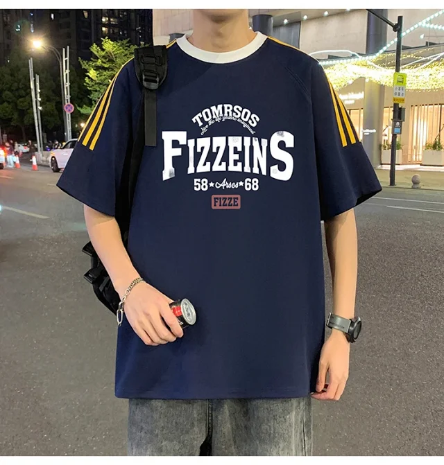 Men's 2025 Summer Breathable Loose Fit Tee Detail