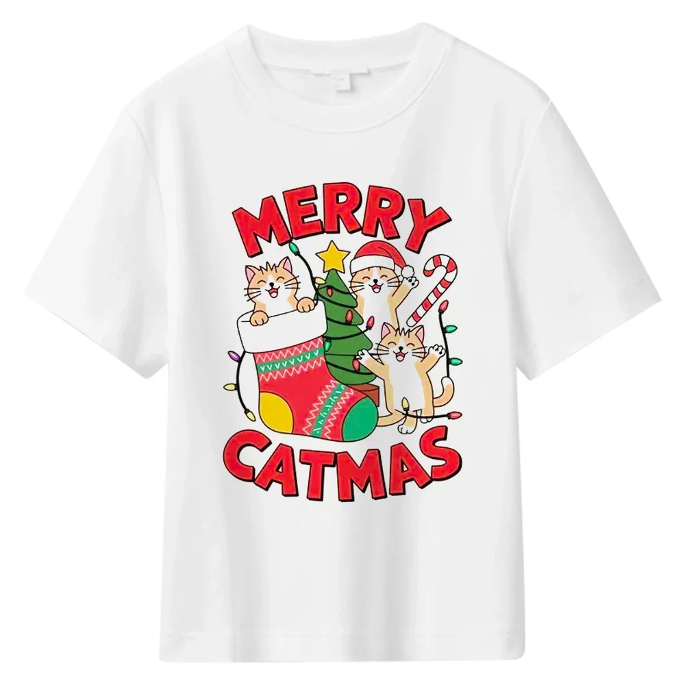 Men's Summer Relaxed Christmas Print Tee