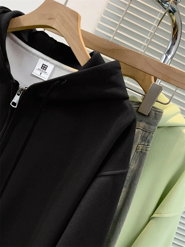 AW25 Multi-Color Vintage Ladies Hoodie Trendy Detail