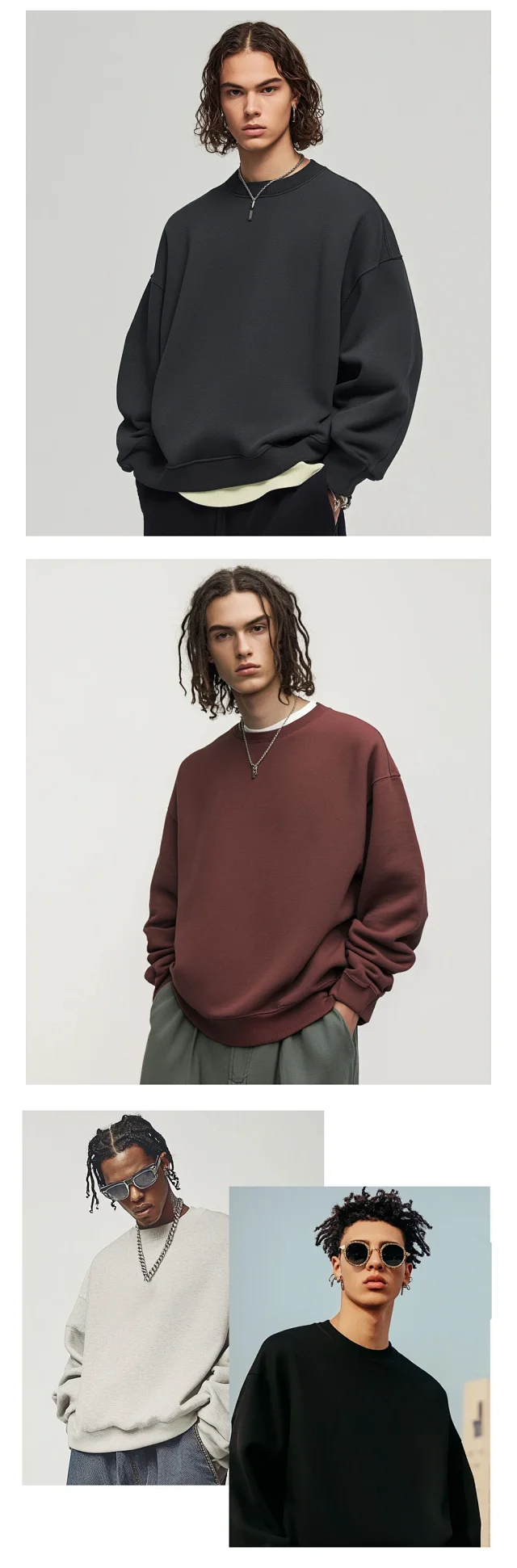 Factory Men's Long Sleeve Graphic Hoodie Detail