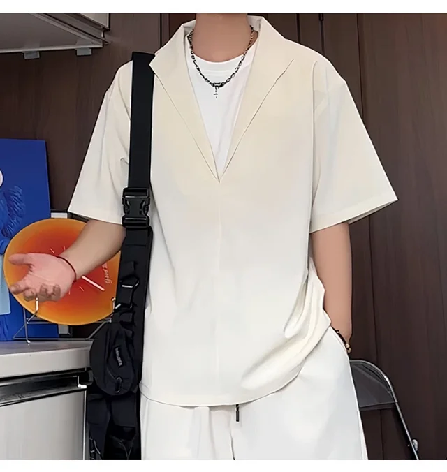 Men's Summer Old Money Mock Polo Detail