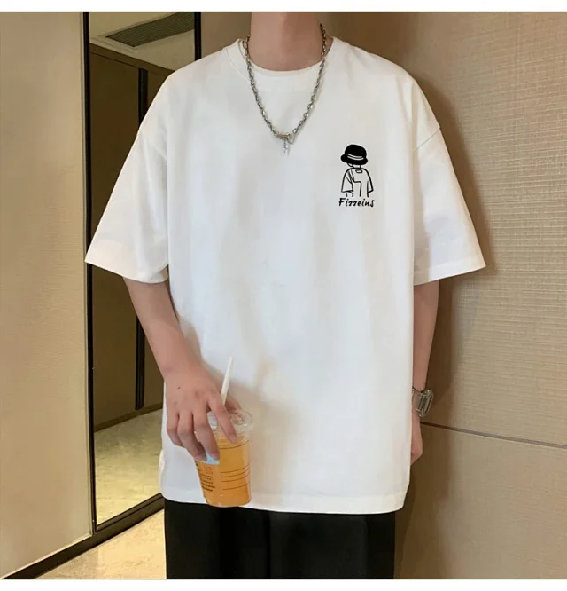 2025 Men's Heavyweight Cotton T-shirt Detail