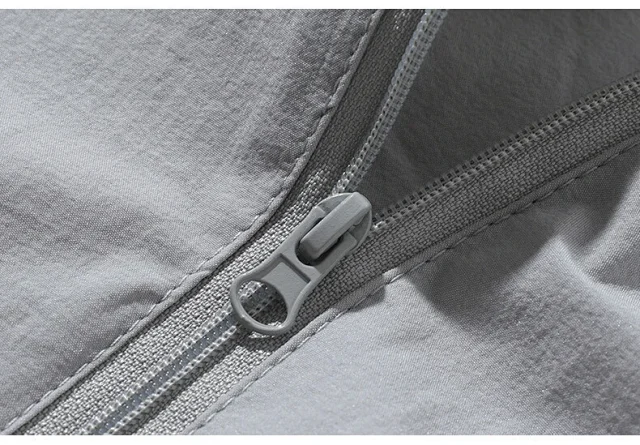 Men's Quick-Dry Hooded Sun Cycling Jacket Detail