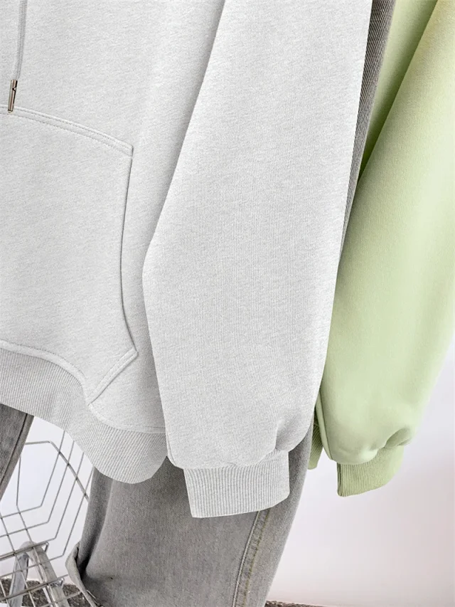 AW25 Multi-Color Vintage Ladies Hoodie Trendy Detail